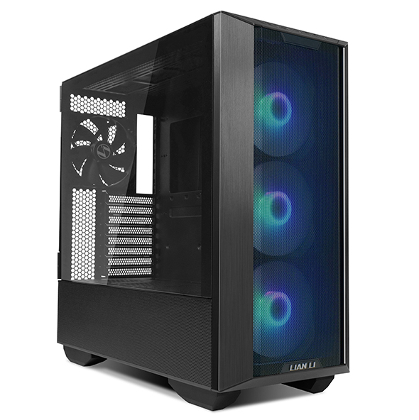  <B>Mid-TowerCase:</b> LANCOOL III - Black RGB<BR>3x 140mm ARGB PWM Fans, 1x 140mm PWM Fan, 2x USB 3.0, 1x USB Type-C, 1x Audio, Tempered Glass Side Panels, Supports: E-ATX/ATX/mATX/mini-ITX  